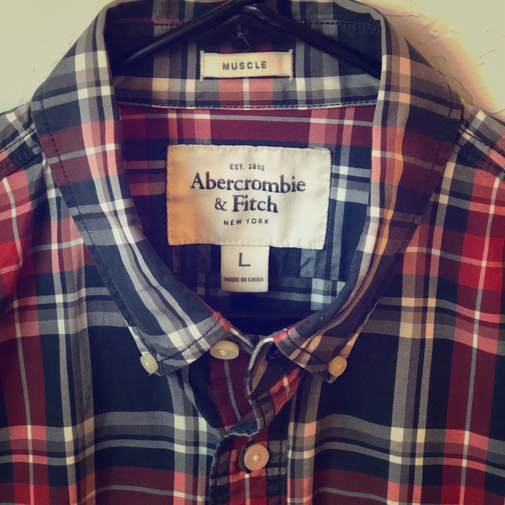 Abercrombie & Fitch: Muscle size Large LS shirt